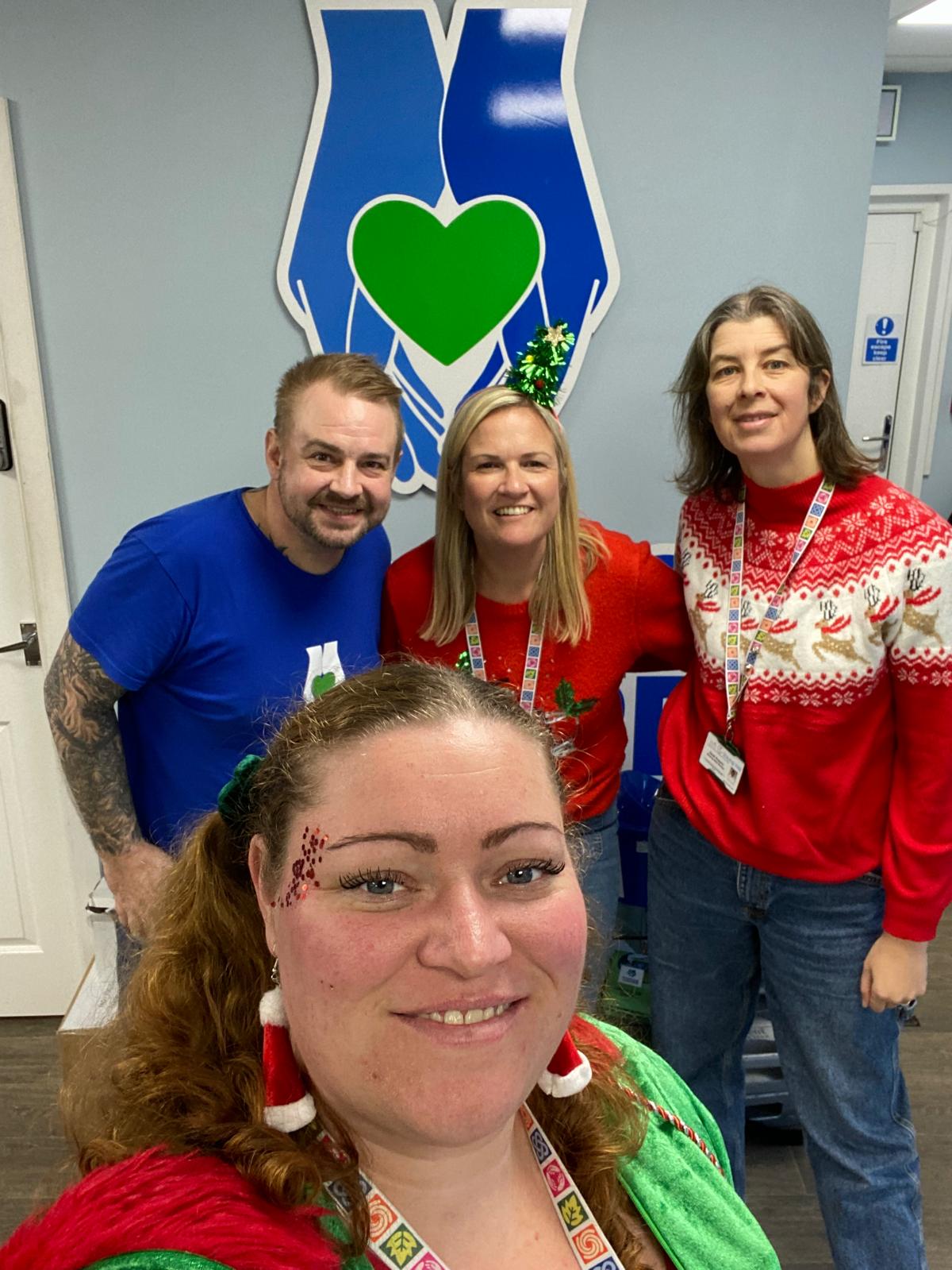 Lower Valley Staying Well Team become Christmas Elves!